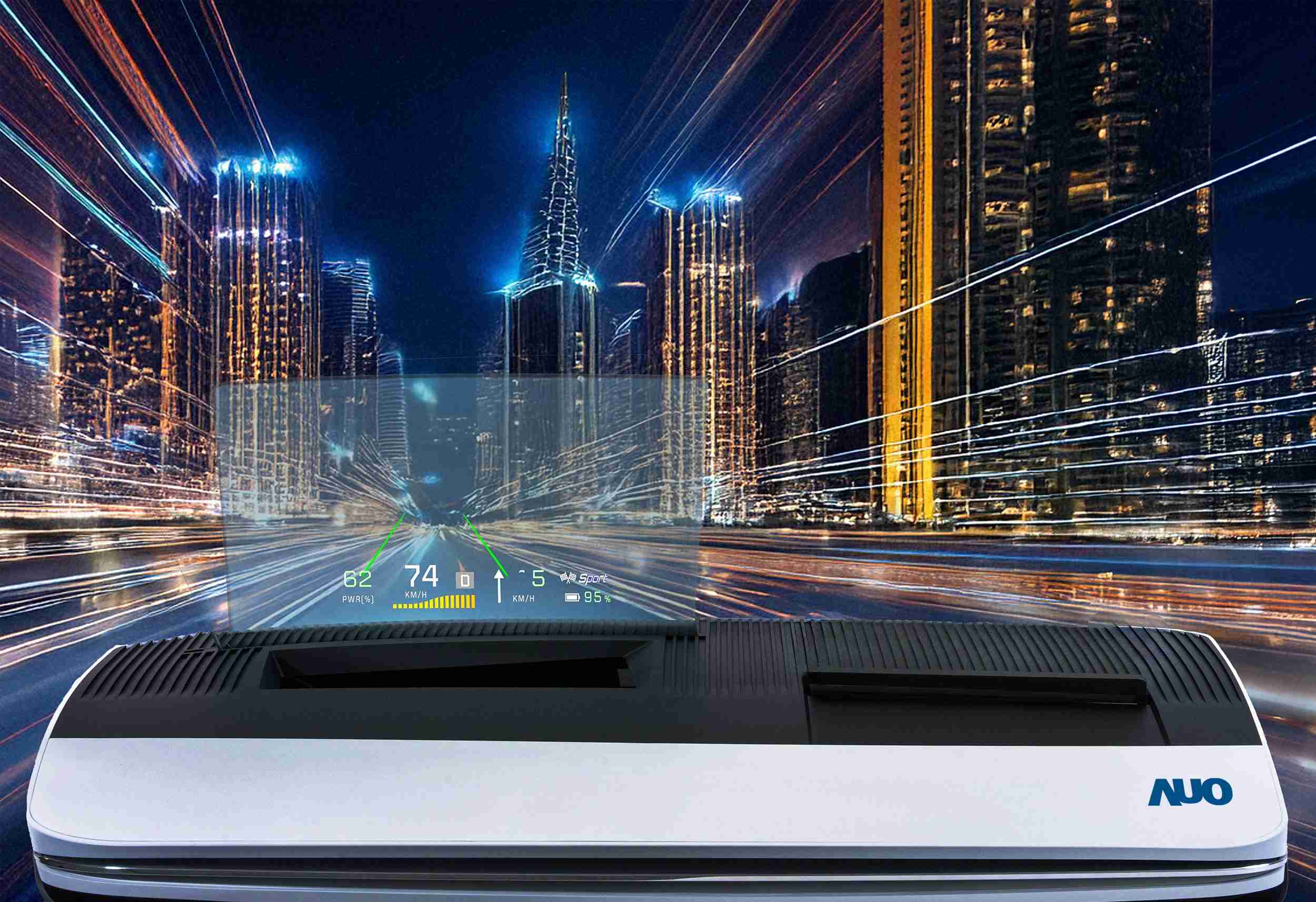 william威廉中文官网推出13吋Micro LED抬头显示器，，，提供高入眼亮度、、高色彩饱和度的显示质量，，，在阳光下或黑暗中都清晰可见，，并利用Micro LED模块体积小的优势，，，解决车用空间有限的痛点