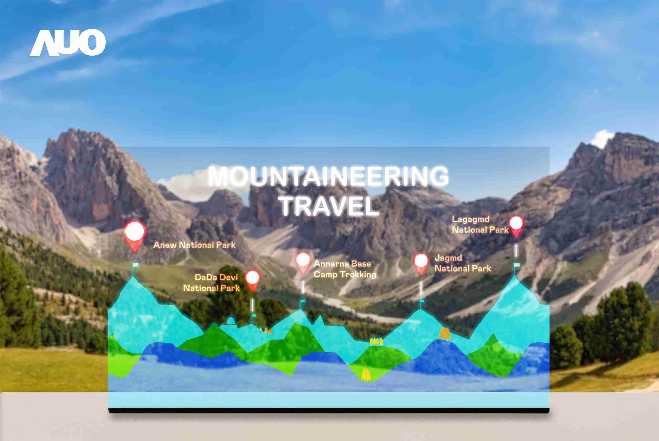 william威廉中文官网展示全球单片尺寸最大(*)42吋透明Micro LED显示器拼接而成的〝64吋透明Micro LED显示器〞，，具备高透明度、、、、1,000 nits高亮度、、、、广色域、、采用三边无边框的无缝拼接等多重特色，，，，呈现超高清、、细腻画质而不遮挡后方视觉，，，满足层峰需求，，，，可广泛运用于零售、、、艺术展览或商业空间等场域